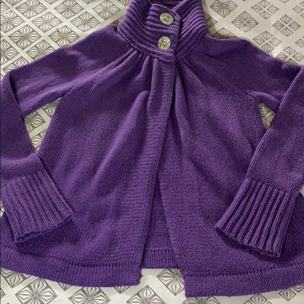 Old Navy Sweater With Added Vintage Buttons
